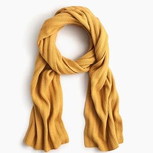 NWT J.Crew Ribbed Scarf in Everyday Cashmere